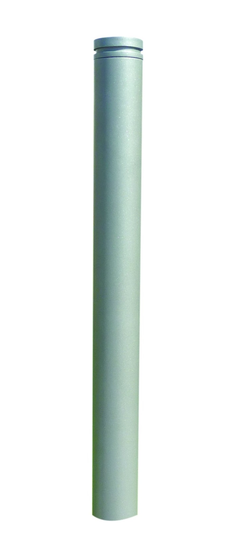 Stilpoller Ø 102 mm, mit Alukopf mit Ziernut, ortsfest 