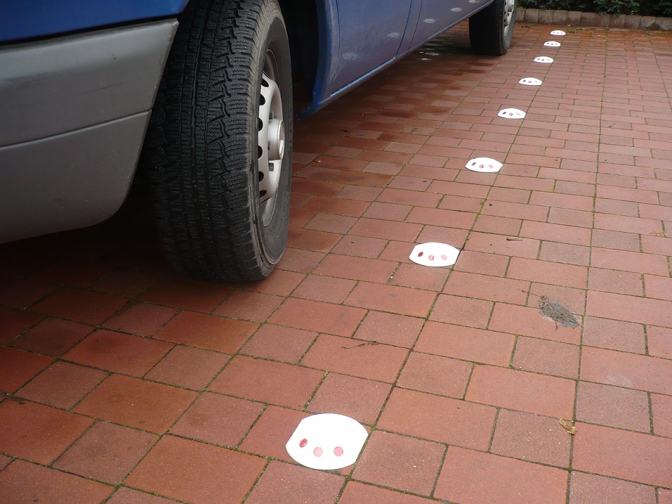 Markierungsknöpfe 120x140x25 mm