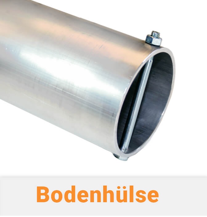 Bodenhülse für Masten 60 mm