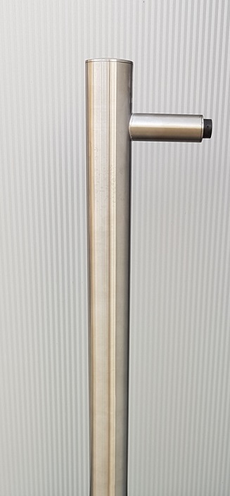 Stand-Türstopper CONSISTO aus Edelstahl