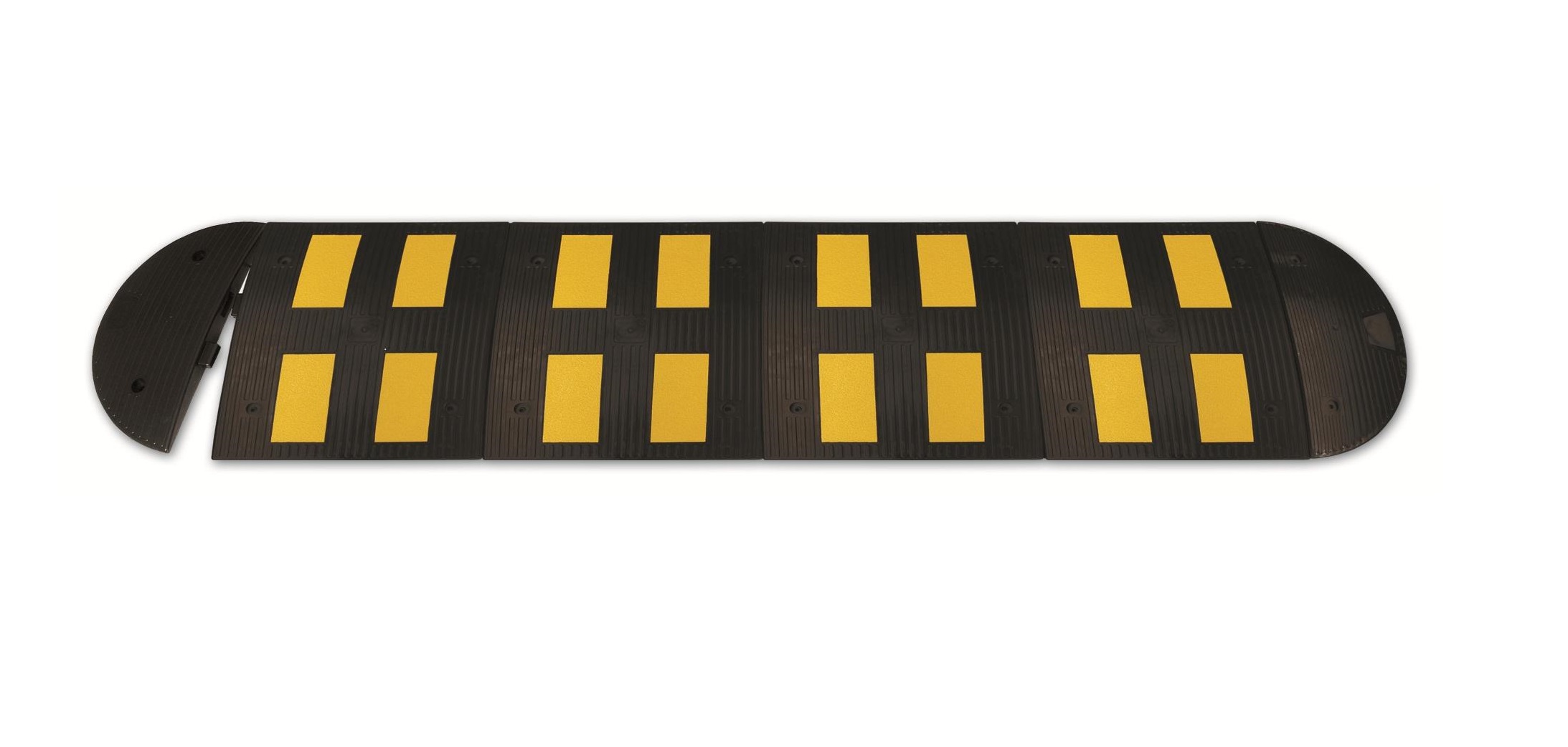 Endstück Temposchwelle aus PP 50 km/h als Stecksystem