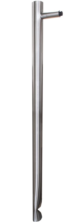 Stand-Türstopper CONSISTO aus Edelstahl