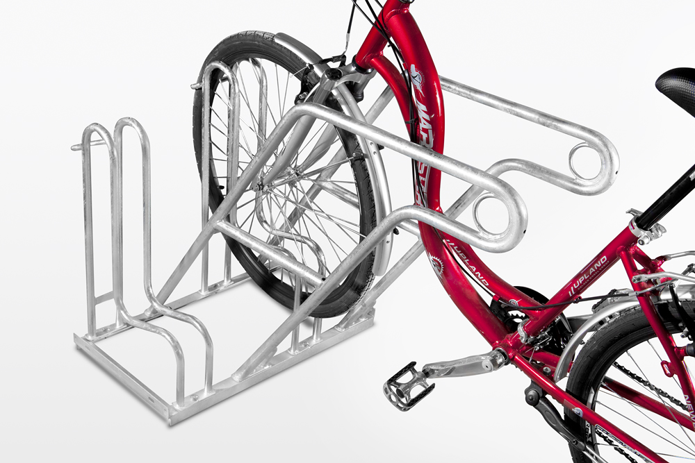 Fahrradständer -ARIZONA mit Anlehnbügel OHIO-, Reifenbreite 55 mm, einseitig