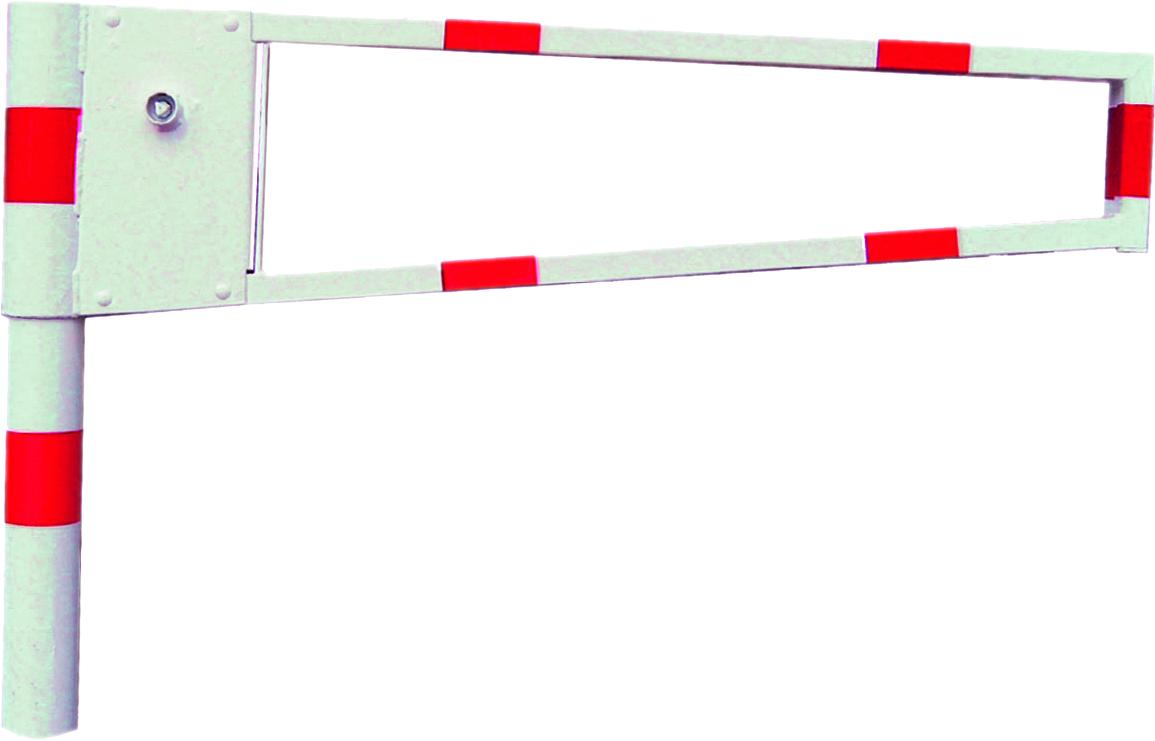 Gatterschranke, schwere Ausführung, drehbar, mit Dreikant, Breite: 1,0 - 2,0 m