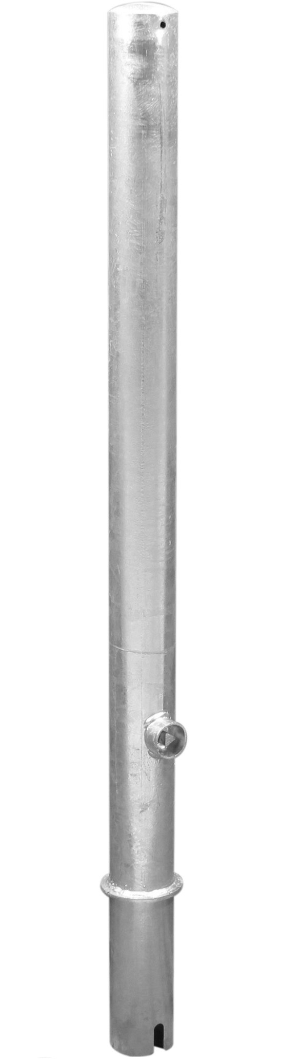 Absperrpfosten -SEPTUS- aus Stahl Ø 76 mm, herausnehmbar durch Dreikant