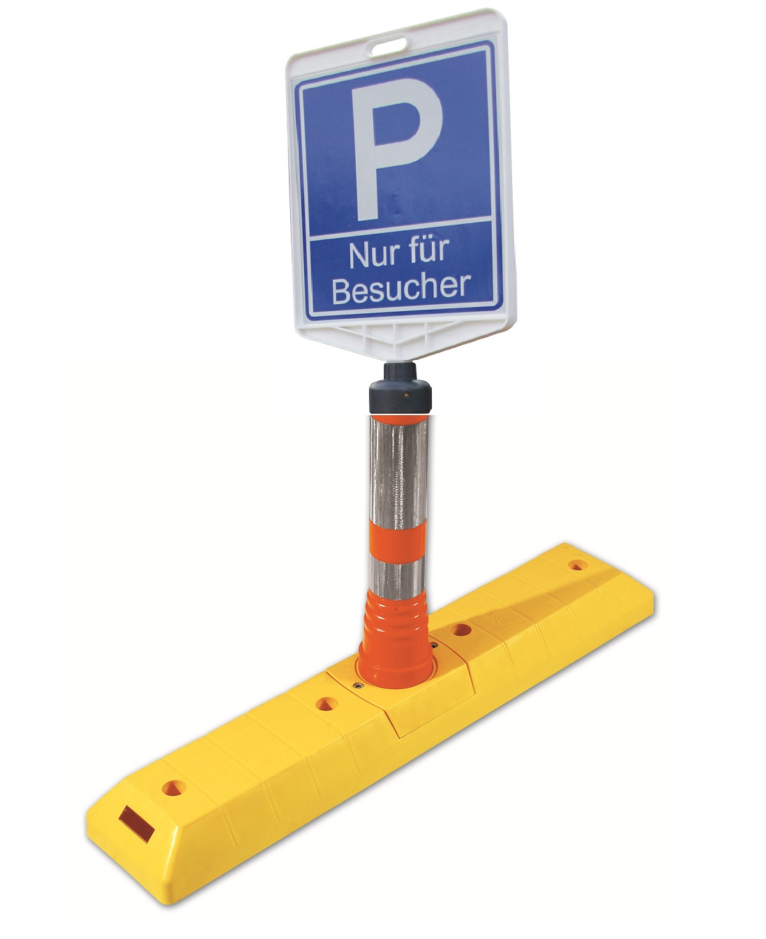 Parkschwelle/Leitschwelle 1000 mm mit Flexipfosten 765 mm