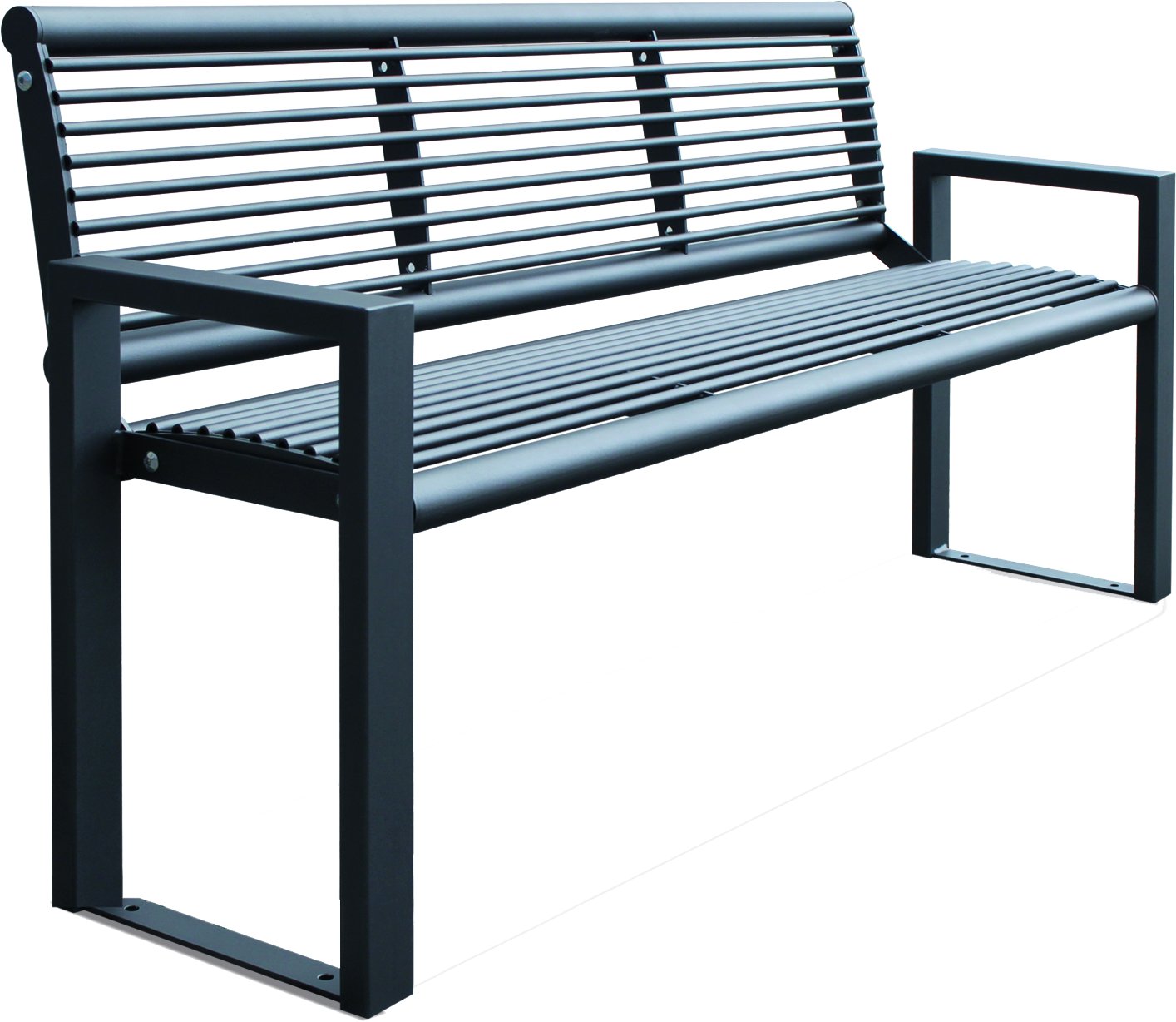 Sitzbank - MAGNUS -, aus Stahl, verschiedene Ausführungen
