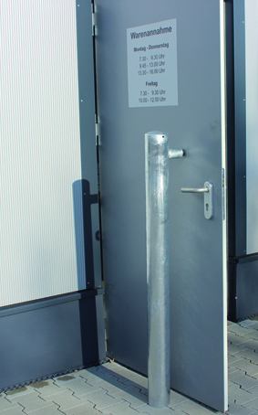 Türstopperpfosten CONSISTO aus Stahl I ortsfest