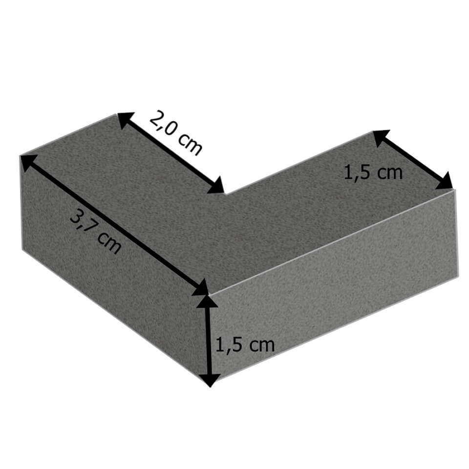 Flexible Schutzecken 2D aus PU