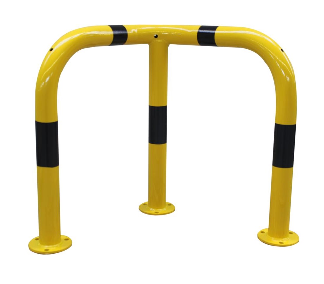 Schutzbügel 90° gleichschenklig Ø 60 mm, ortsfest zum Aufdübeln