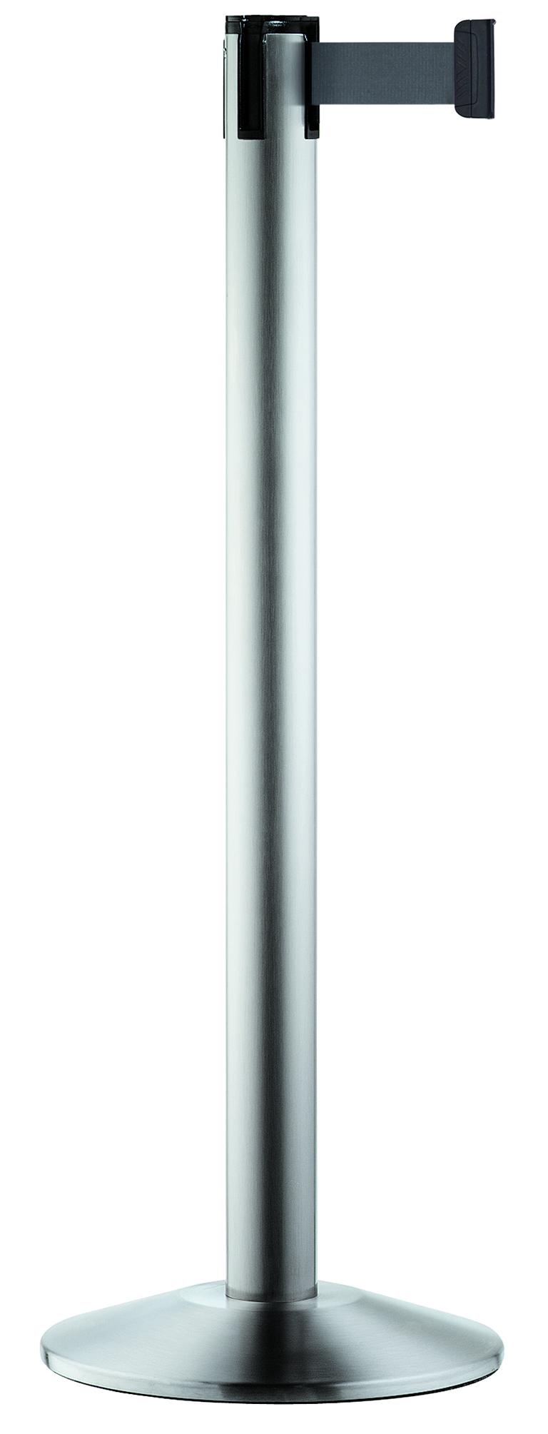 Gurtpfosten -BELTRAC MODERN-, Stahl o. Edelstahl, Gurtlänge 2,3 m