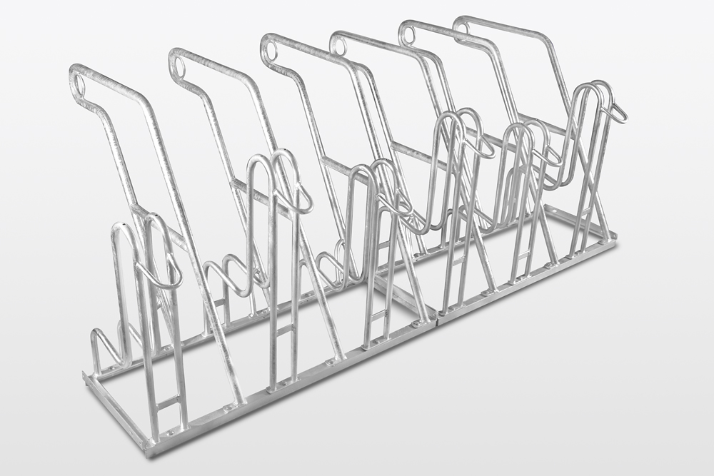 Fahrradständer -ARIZONA mit Anlehnbügel OHIO-, Reifenbreite 55 mm, einseitig