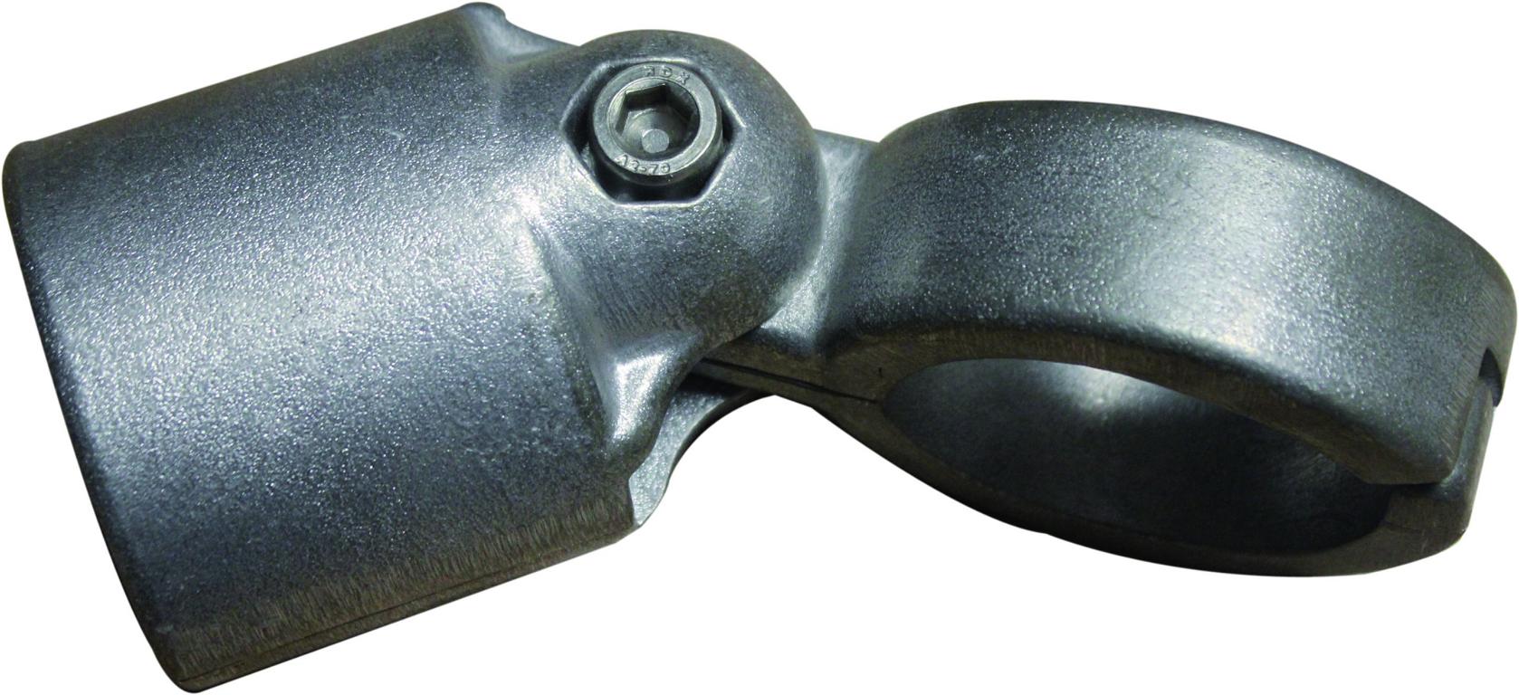 Schelle für Systemgeländer aus Alu-Guß für 60 mm Rohre