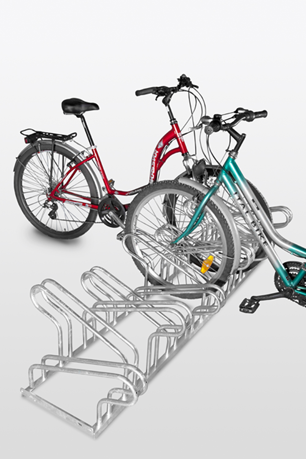 Fahrradständer -NILOS-, Radabstand 350 mm, doppelseitig, verschraubt 