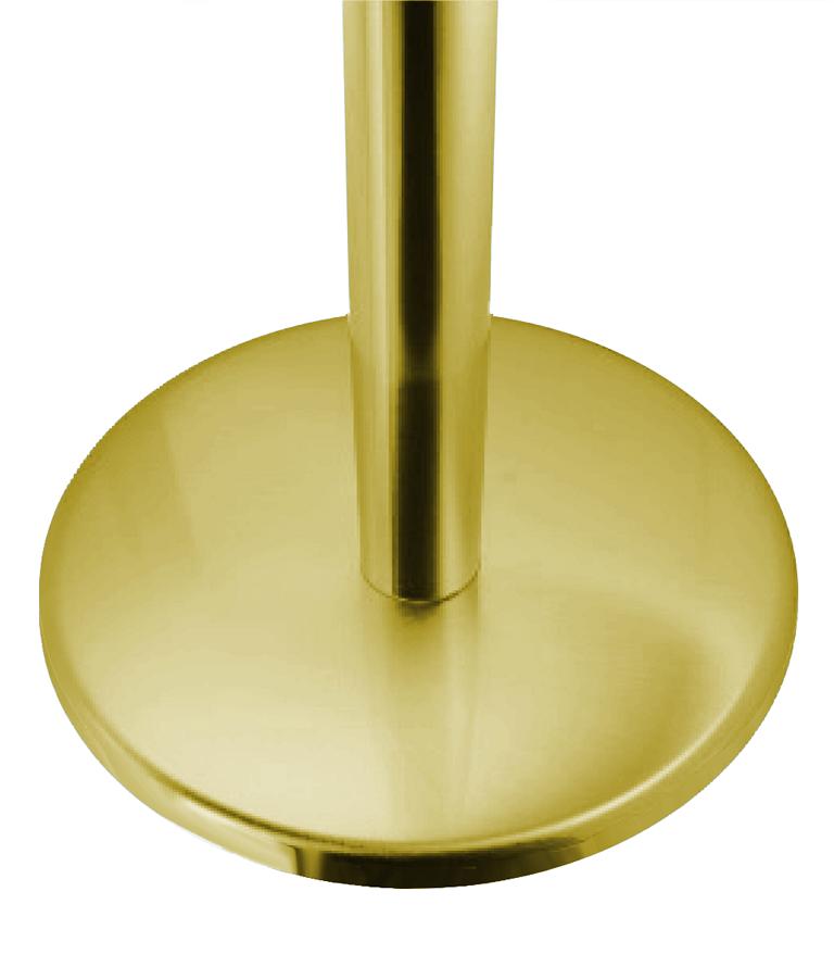 Kordelpfosten -CROWN-, Höhe: 1010 mm, Rohr Ø 50 mm, mit Kugelkopf