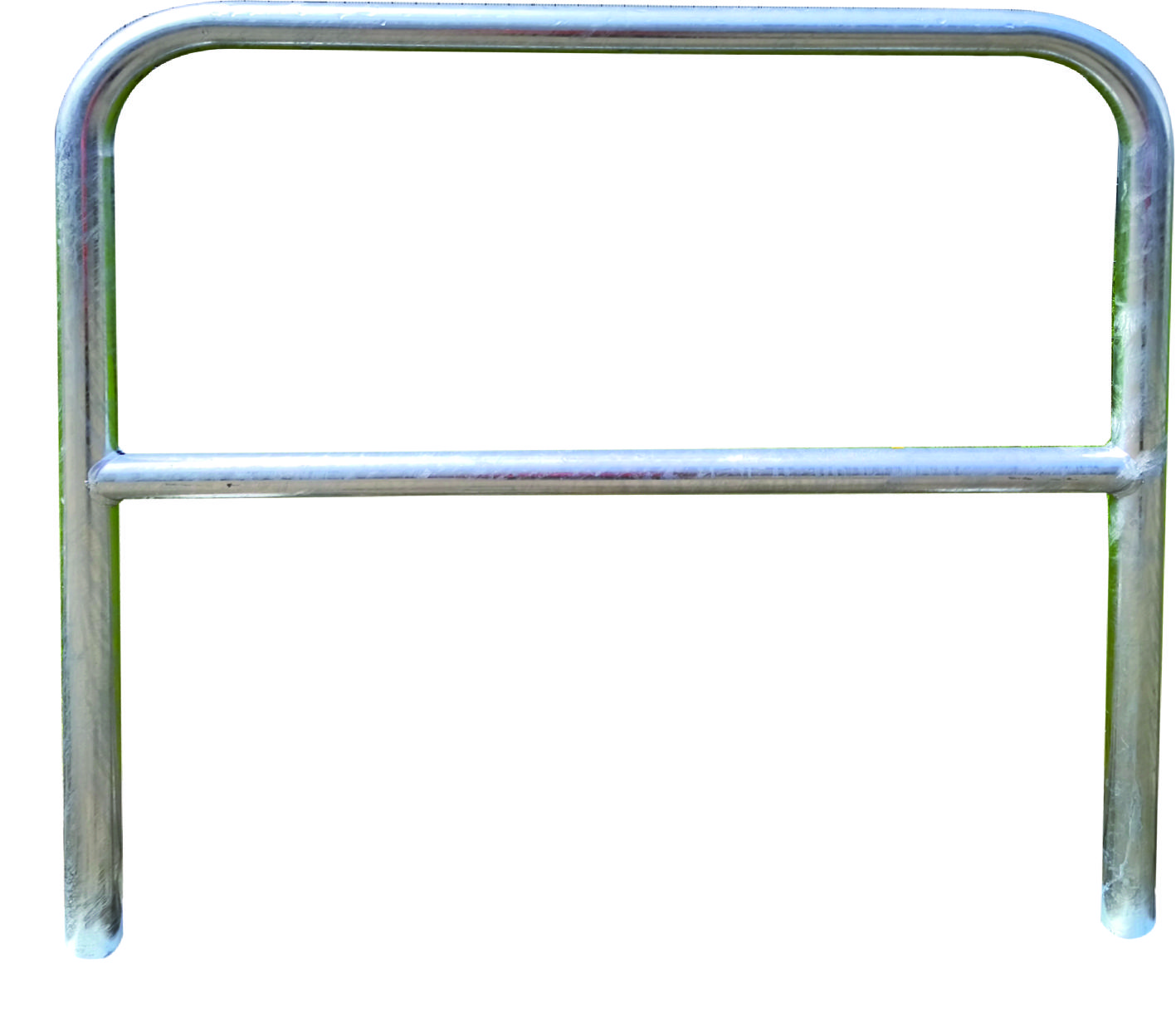 Absperrbügel aus Stahl Ø 60 mm, zum Einbetonieren, mit Querholm, Höhe: 1400 mm