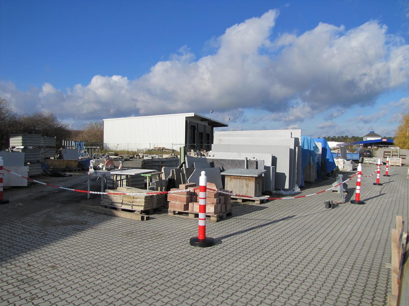 6er Kettenpfostenset Ø 110 mm, gelb/schwarz