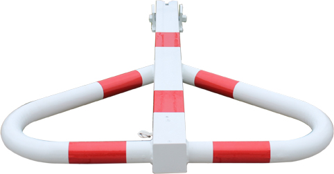 Sperrbügel -PUMA- Ø 70x70 mm, umlegbar durch Halbzylinder