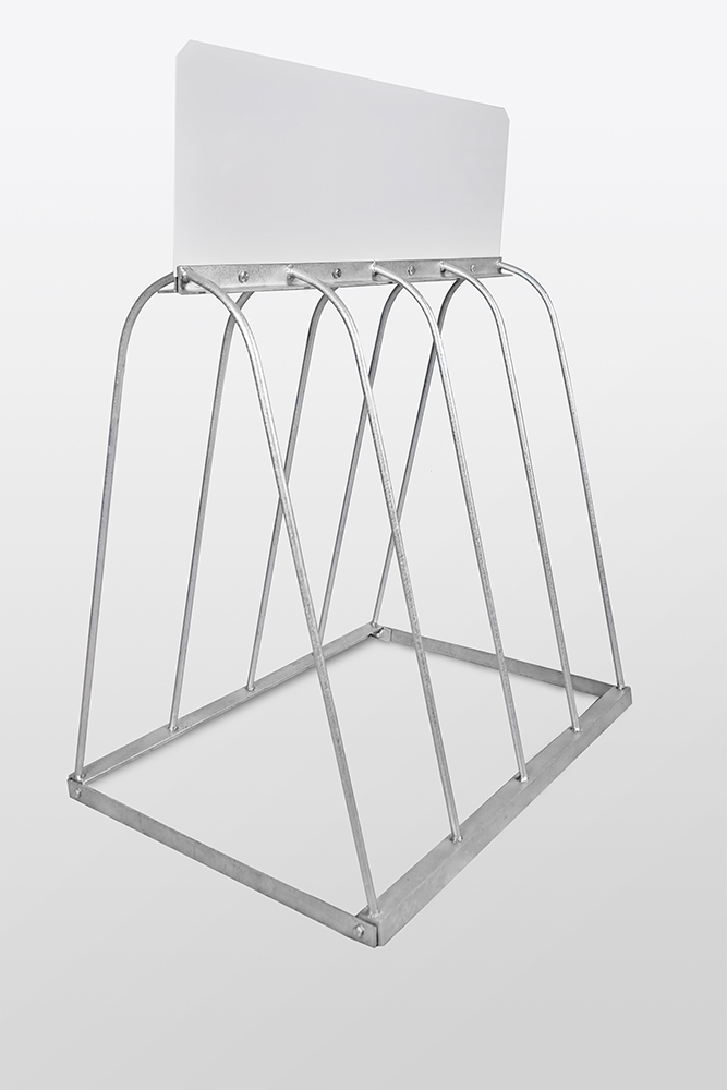 Werbefahrradständer -BERLIN-, 4 Plätze mit Werbeschild