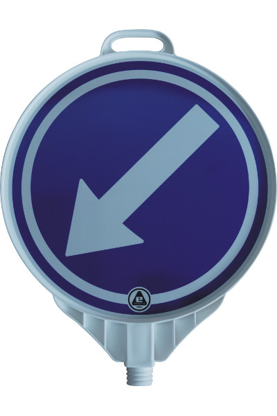 Hinweisschild Vorbeifahrt links 390 mm