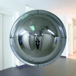 Kugelspiegel aus Polycarbonat, Ø 50 oder 60 cm, Blickwinkel 360°