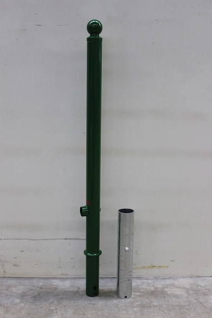 Stilpoller Ø 60 mm mit Kugel, herausnehmbar durch Dreikant