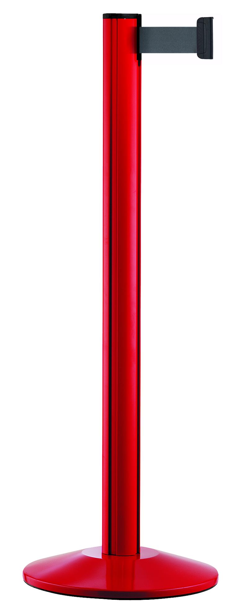 Gurtpfosten -BELTRAC EXTEND-, aus Aluminium, Gurtlänge 3,0 m, Gurthöhe: 10 cm