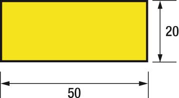 Flächenschutz -KNUFFI®- aus PU, 50x20 mm, Typ D