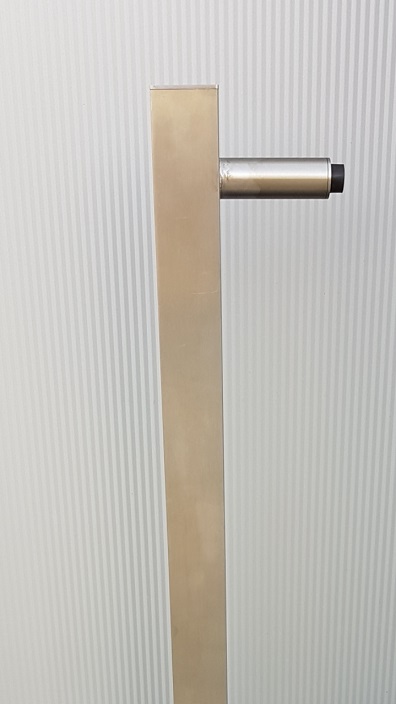 Stand-Türstopper CONSISTO aus Edelstahl