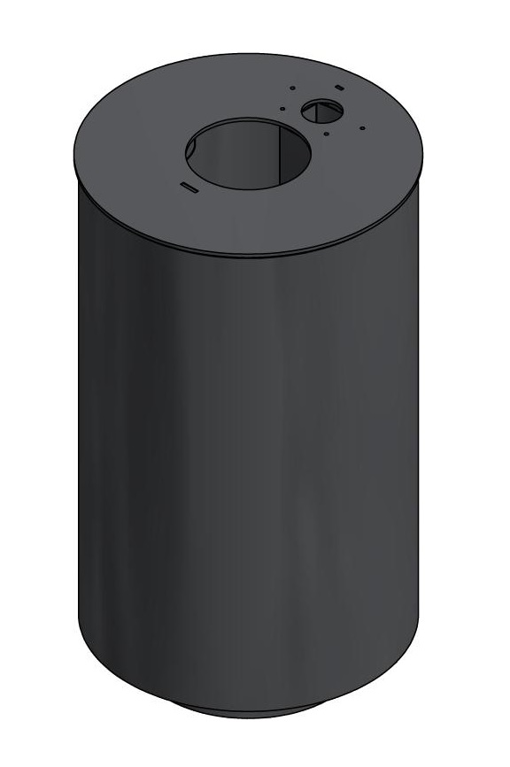 Standbehälter -MAILAND-, 60 Liter, aus Stahl