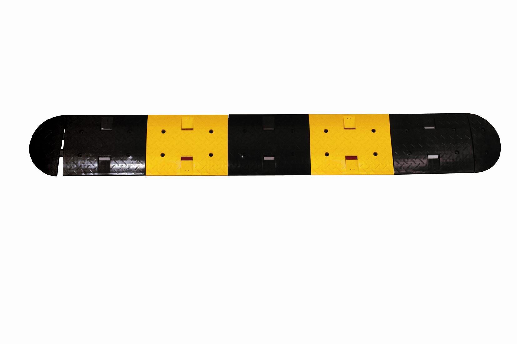 Endstück Temposchwelle aus PP 30 km/h als Stecksystem 