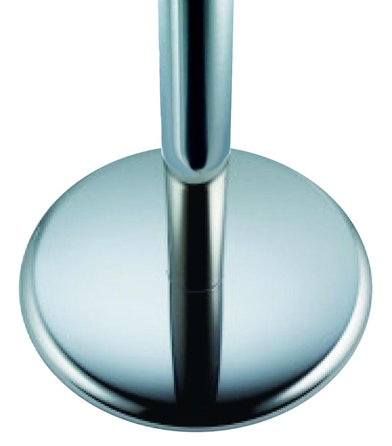 Kordelpfosten -STYLE-, Höhe: 940 mm, Rohr Ø 50 mm, mobil