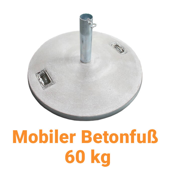 Mobiler Mastfuß 60 kg für Masten