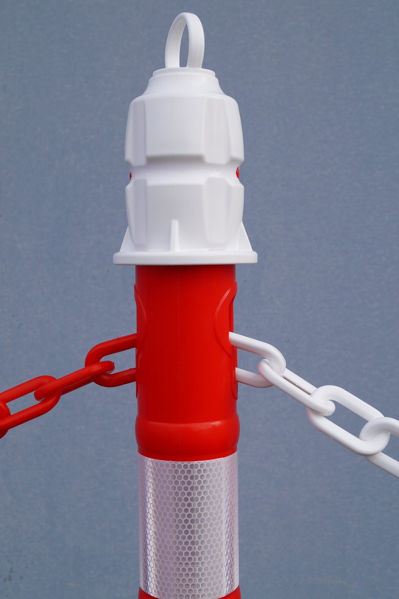 Kettenpfosten Ø 63 mm, rot