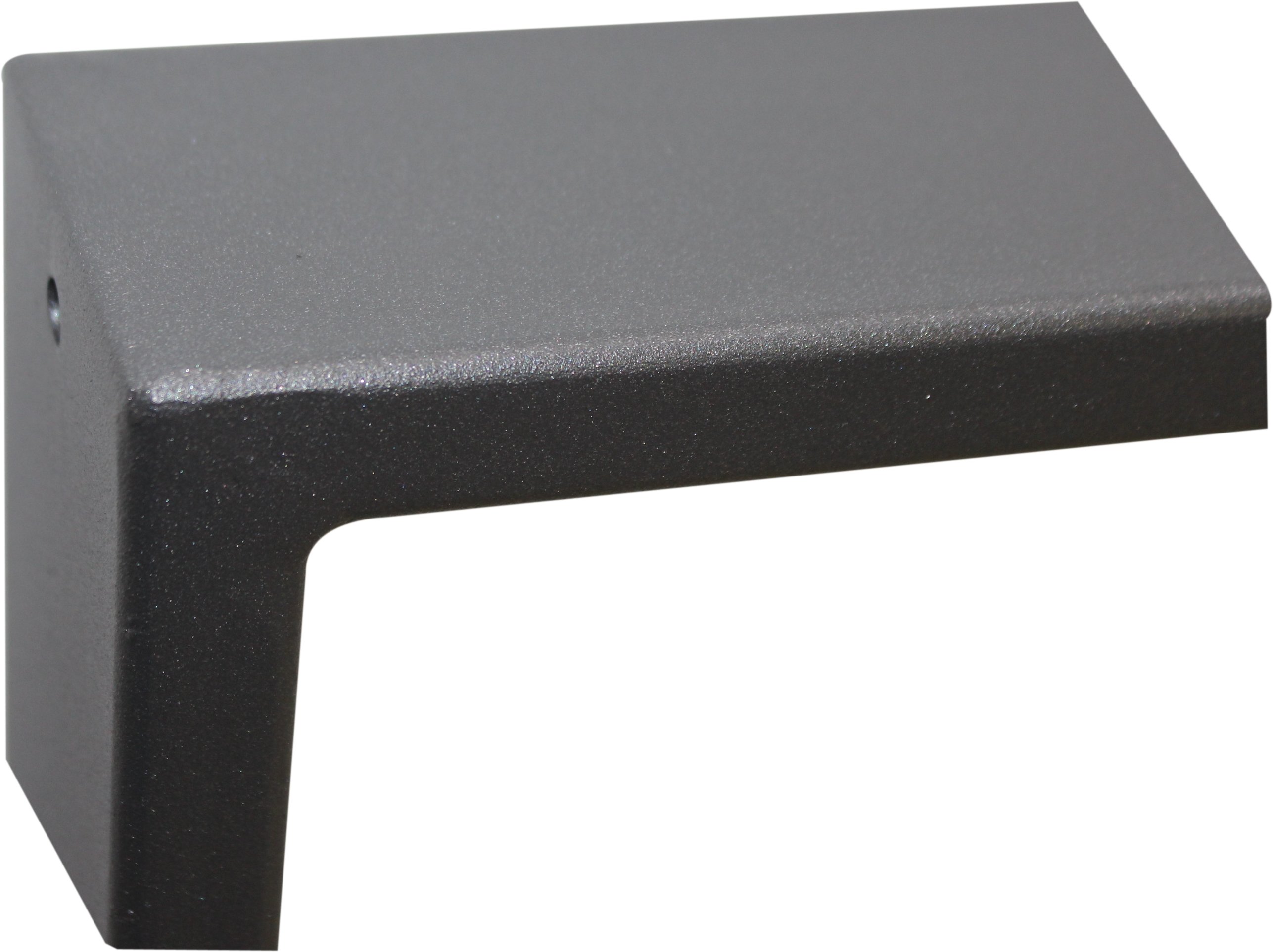 Anlehnbügel -QUADRUS- aus Stahl 80x20 mm