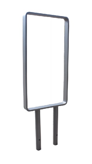 Anlehnbügel -REPLUM- aus Flachstahl 50x12 mm