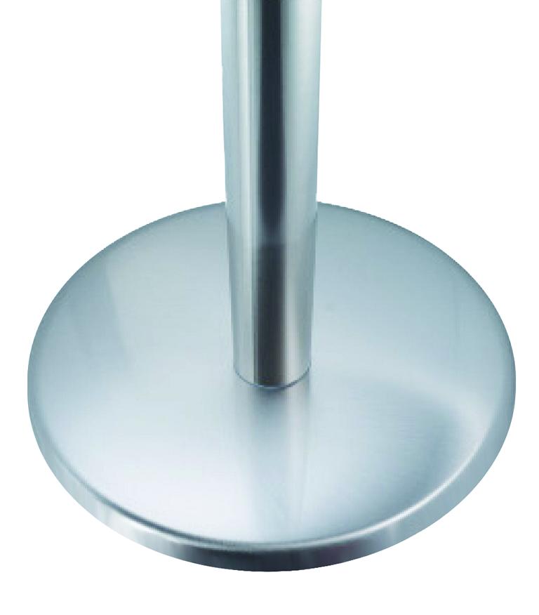 Kordelpfosten -LUXOR-, Höhe: 950 mm, Rohr Ø 50 mm