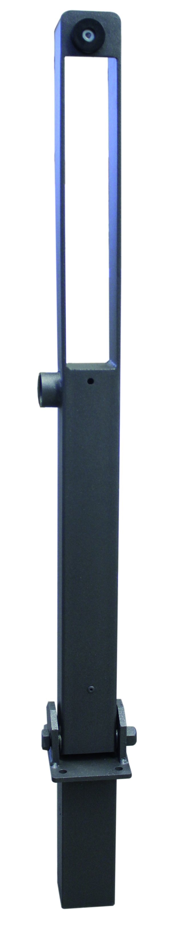 Stilpoller -PLANUS- aus Stahl 70 x 70 mm , herausnehmbar o. umlegbar