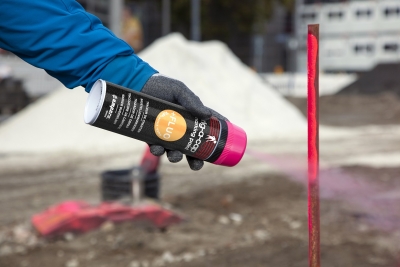 Ampere Baustellenmarkierspray - trig-a-cap® extra, 1 Karton mit 12 Dosen a 500 ml