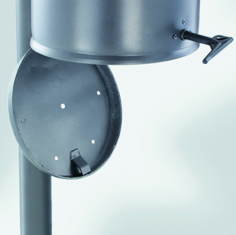 Abfallbehälter -Ingolstadt-, 50 Liter, aus Stahl