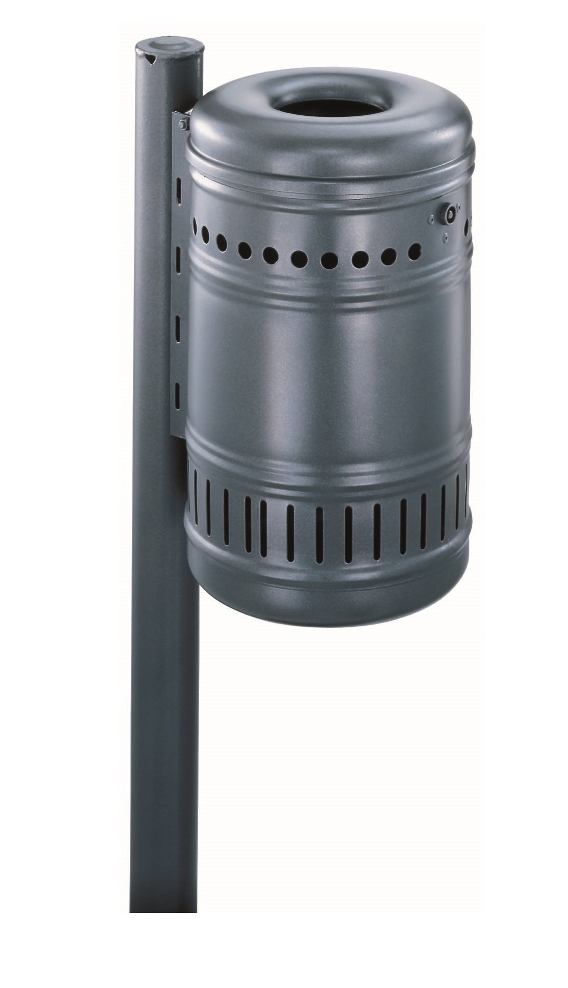 Abfallbehälter -München-, 35 Liter, aus Stahl