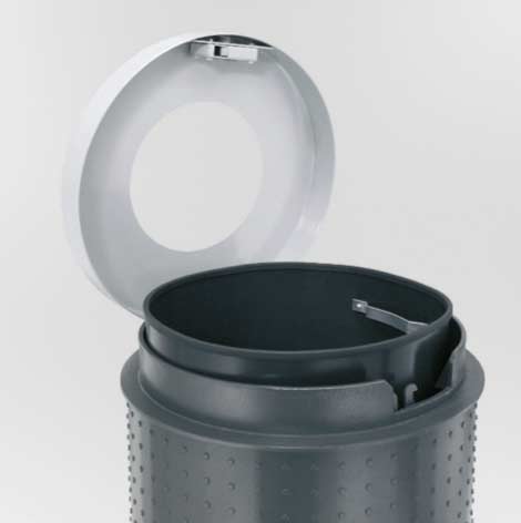 Abfallbehälter -KIBO-, 45 Liter, aus Stahl