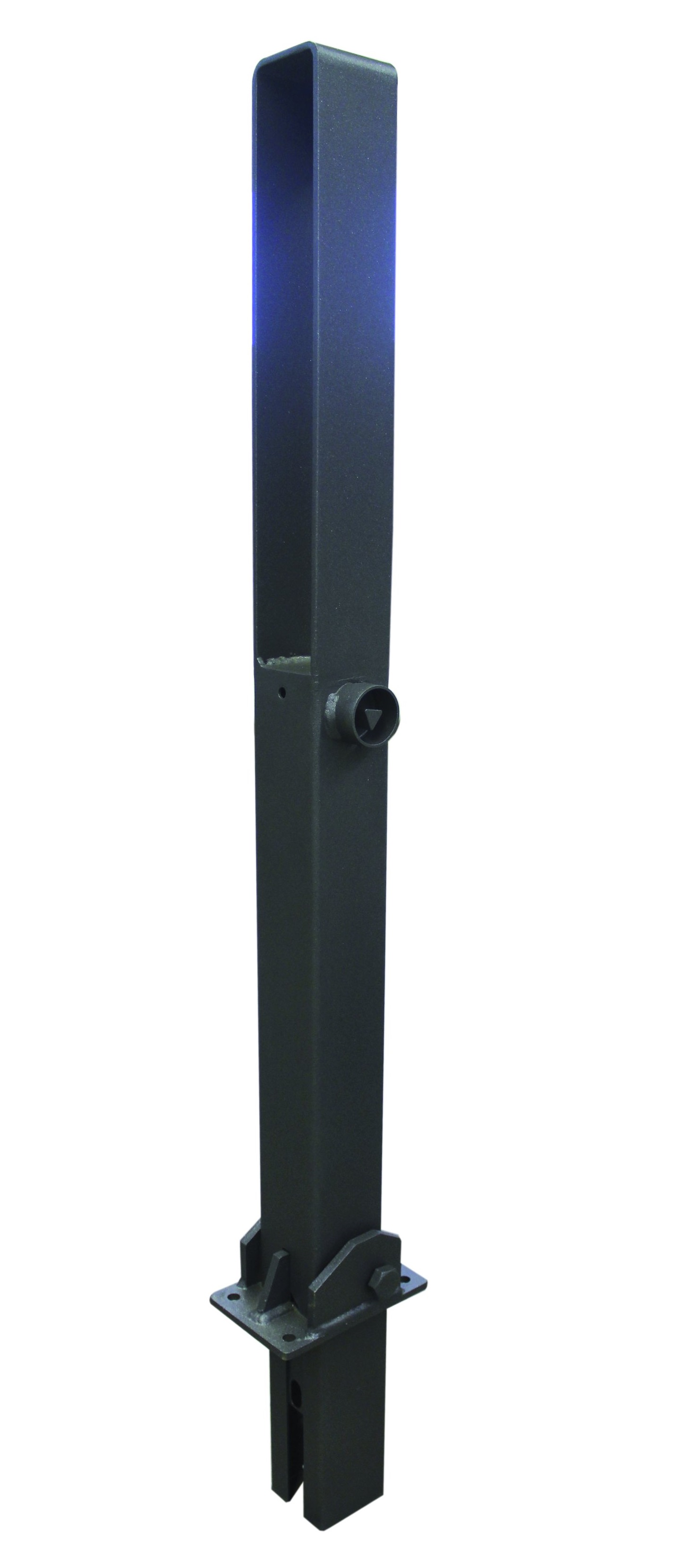 Stilpoller -PLANUS- aus Stahl 70 x 70 mm , herausnehmbar o. umlegbar