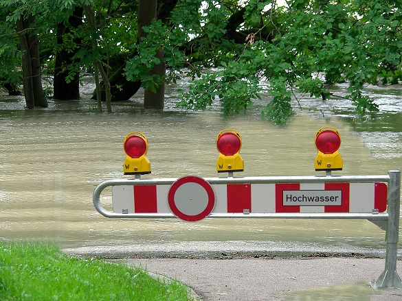 Gatterschranke, Hochwasserschranke, drehbar, Breite: 2000 mm